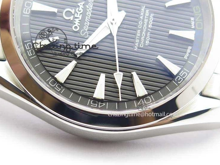 0723 Youthful Aqua Terra ‘PyeongChang 2018’ JHF Best Edition Black Dial On SS Bracelet A 8204